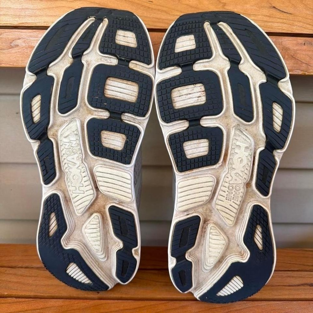 Hoka One One Bondi 7 Lunar Rock Running Walking Shoes Women's 9.5 Sneakers - Picture 8 of 8